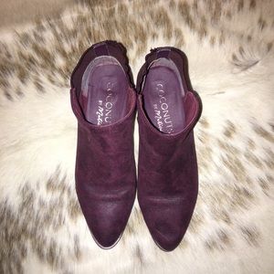 Coconuts by Matisse maroon booties size 7